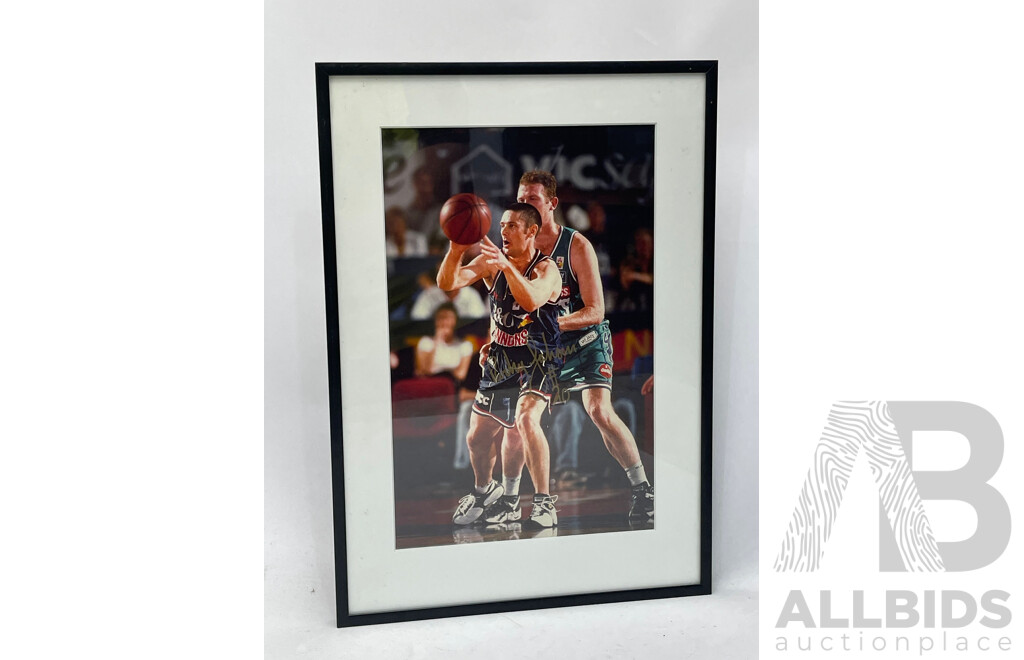 Canberra Cannons Rod Johnson Signed Photograph