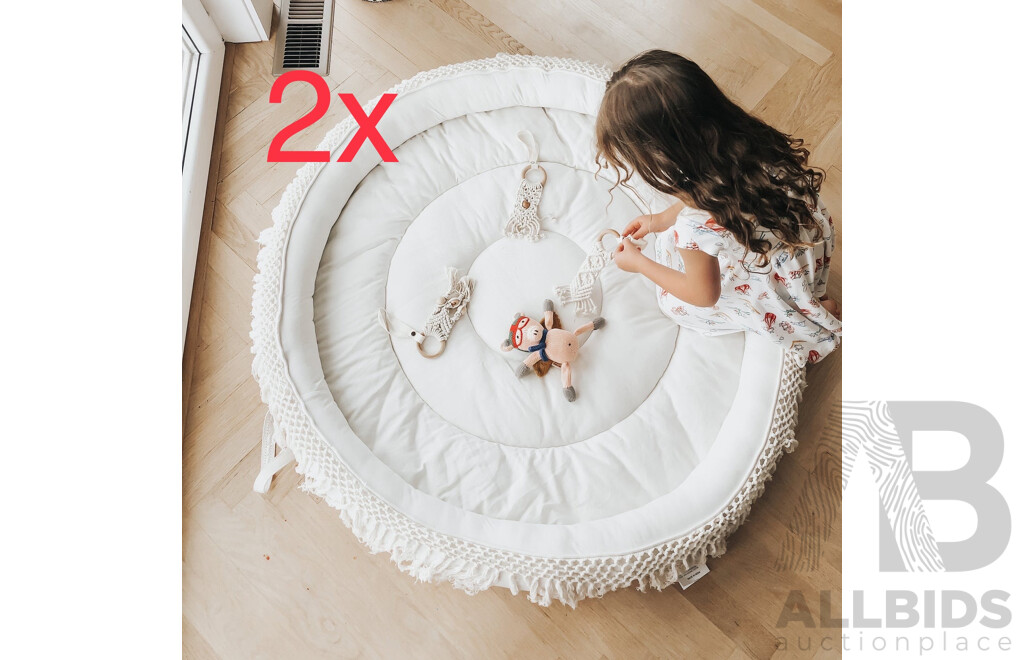BUBMAT Organically Grown Baby Play Mat - Size L - Lot of 2