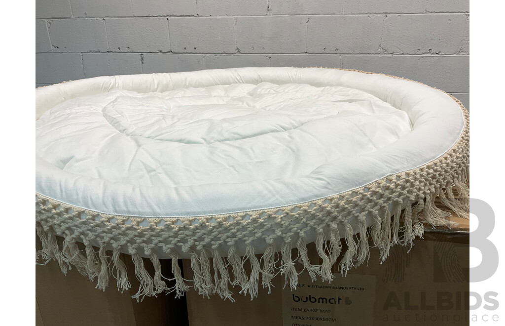 BUBMAT Organically Grown Baby Play Mat - Size L - Lot of 2