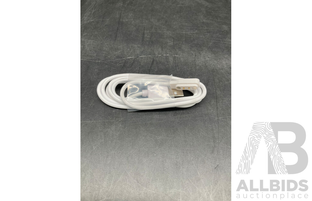 BULK LOT of USB C Cable, USB 2 Pin Magnetic Cable and Ziplock Bag - Approx 100 Each - LOT of 3