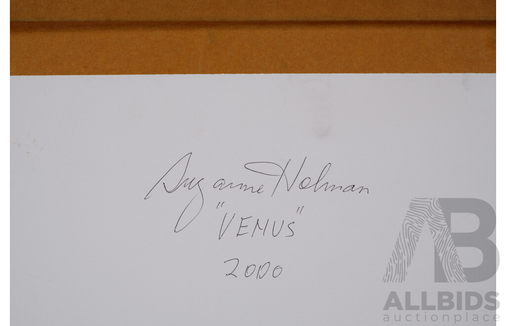 Suzanne Holman, (20th Century, Australian, 1956-2013), Venus, (2000), Mixed Media Acrylic, 114 x 83 cm (frame)