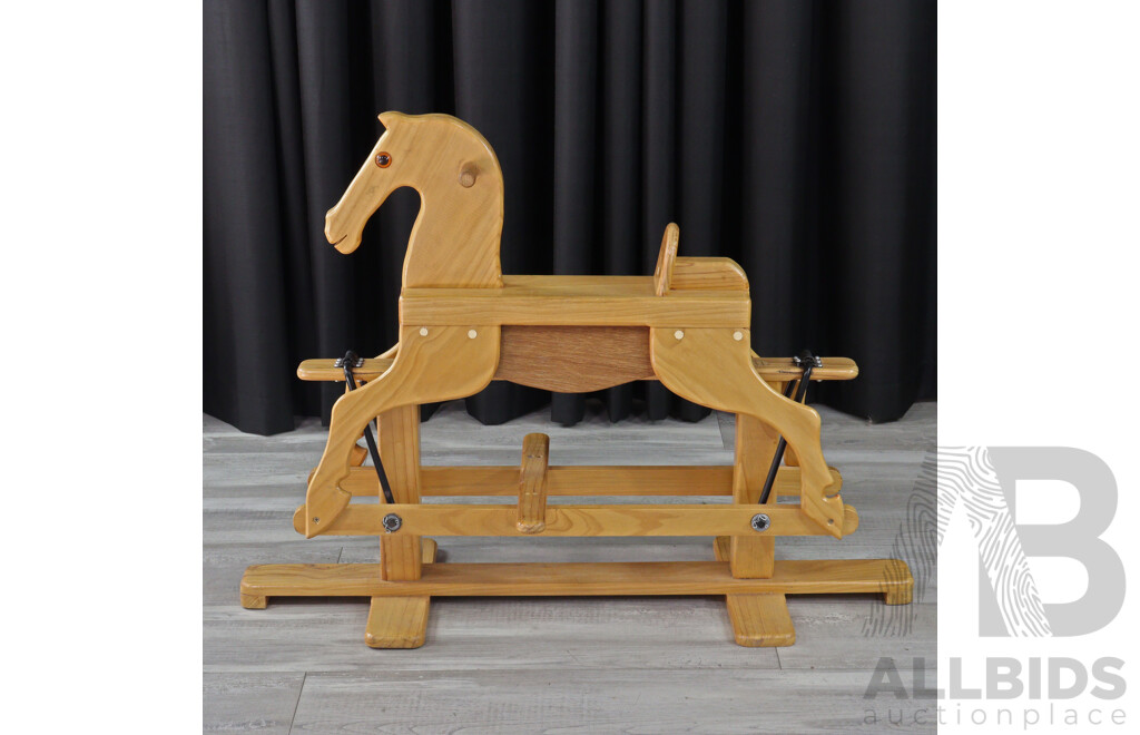 Pine Childs Rocking Horse