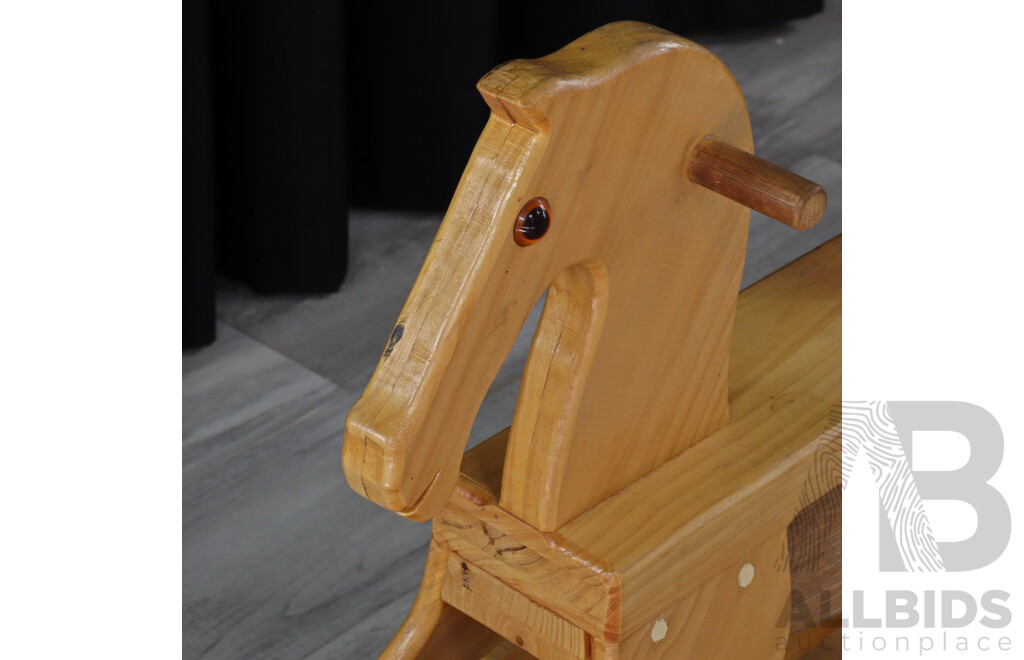 Pine Childs Rocking Horse