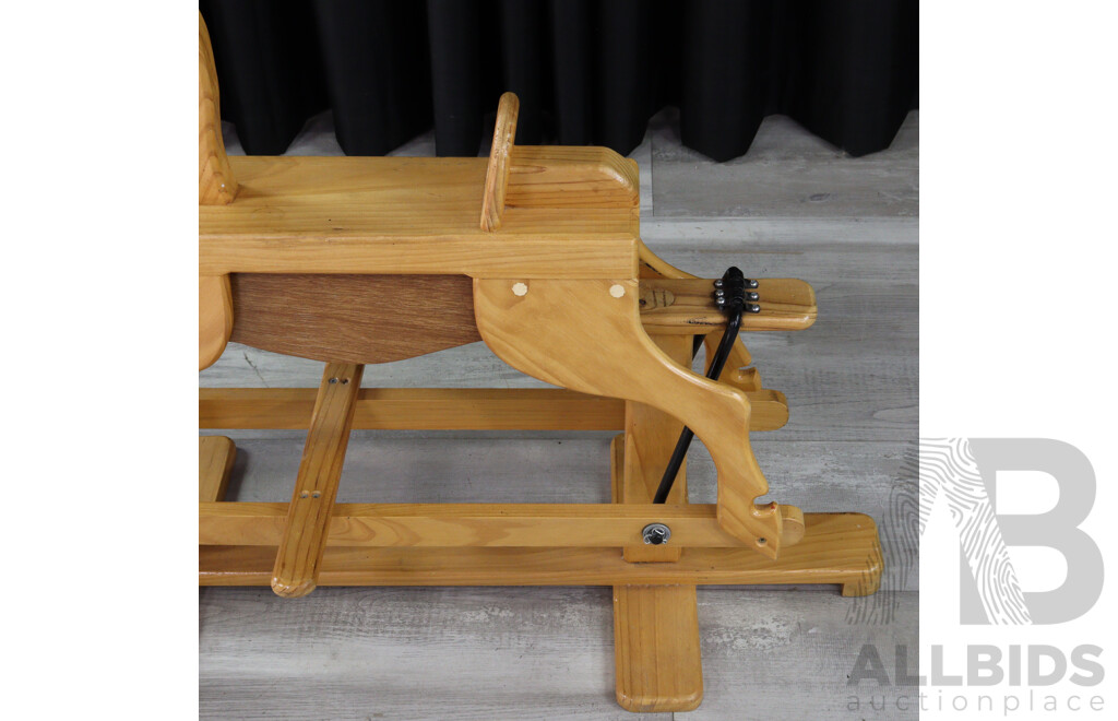 Pine Childs Rocking Horse