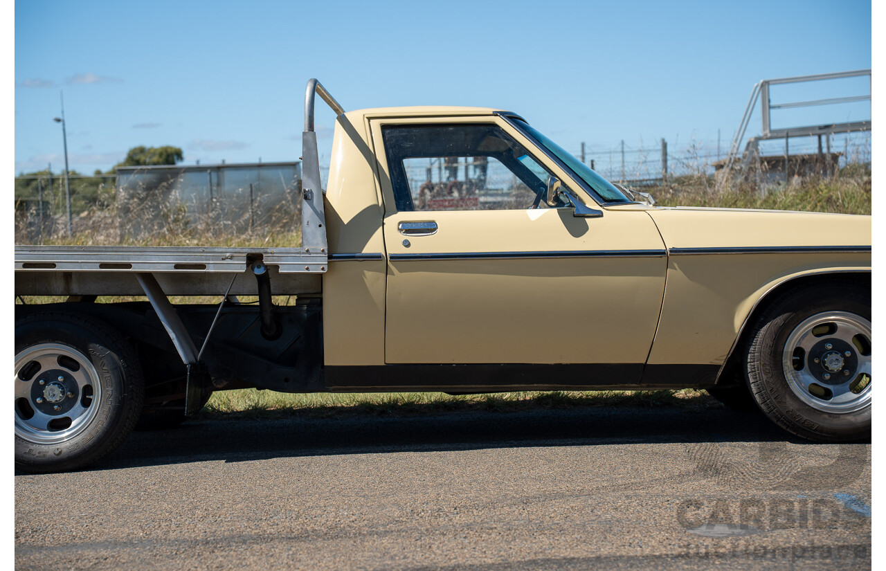9/1978 Holden HZ One Tonner 2d Tray Back Utility Cream 3.3L