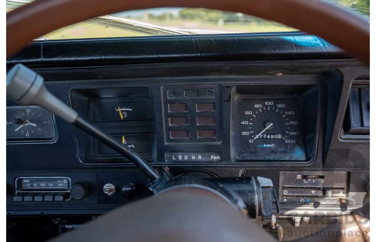 9/1978 Holden HZ One Tonner 2d Tray Back Utility Cream 3.3L