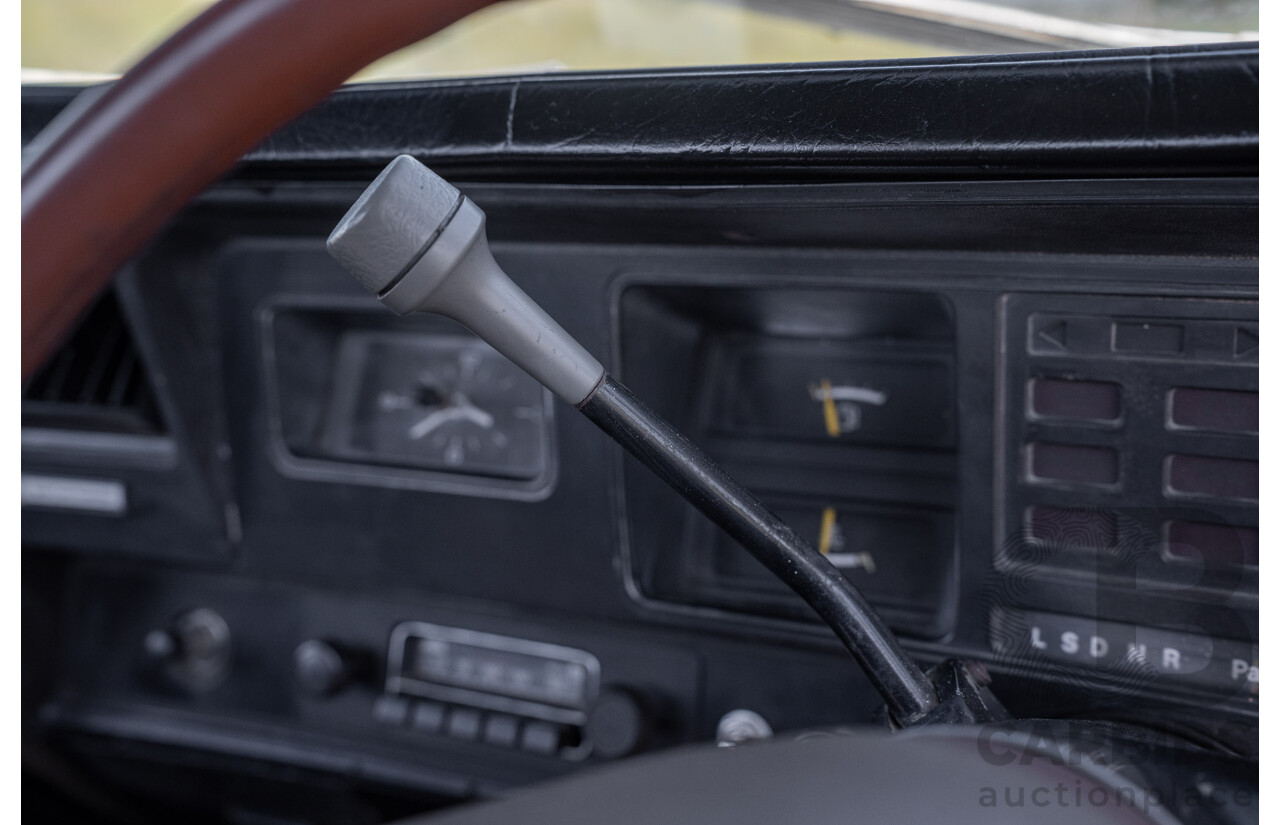 9/1978 Holden HZ One Tonner 2d Tray Back Utility Cream 3.3L