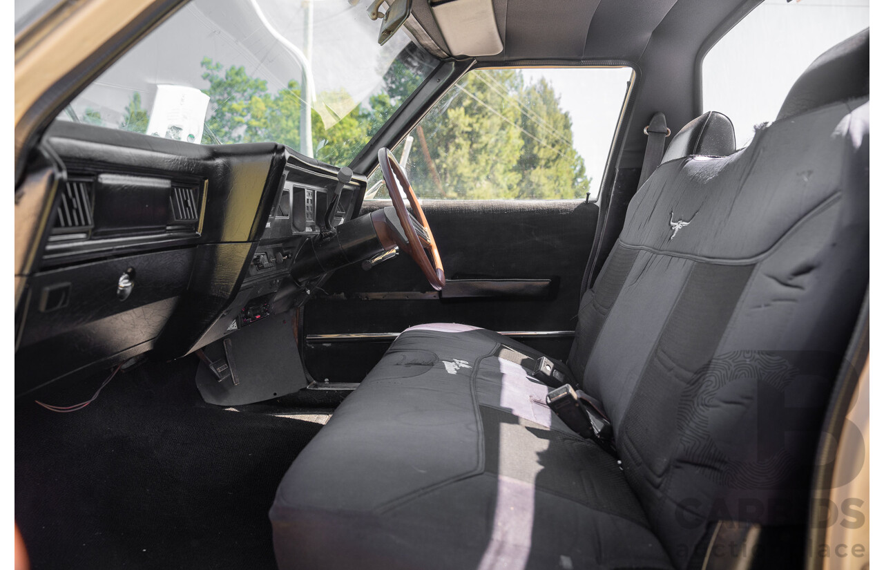 9/1978 Holden HZ One Tonner 2d Tray Back Utility Cream 3.3L