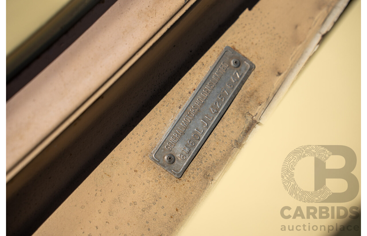 9/1978 Holden HZ One Tonner 2d Tray Back Utility Cream 3.3L