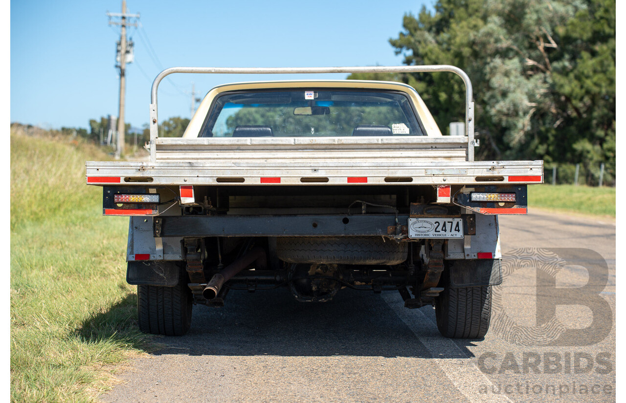 9/1978 Holden HZ One Tonner 2d Tray Back Utility Cream 3.3L