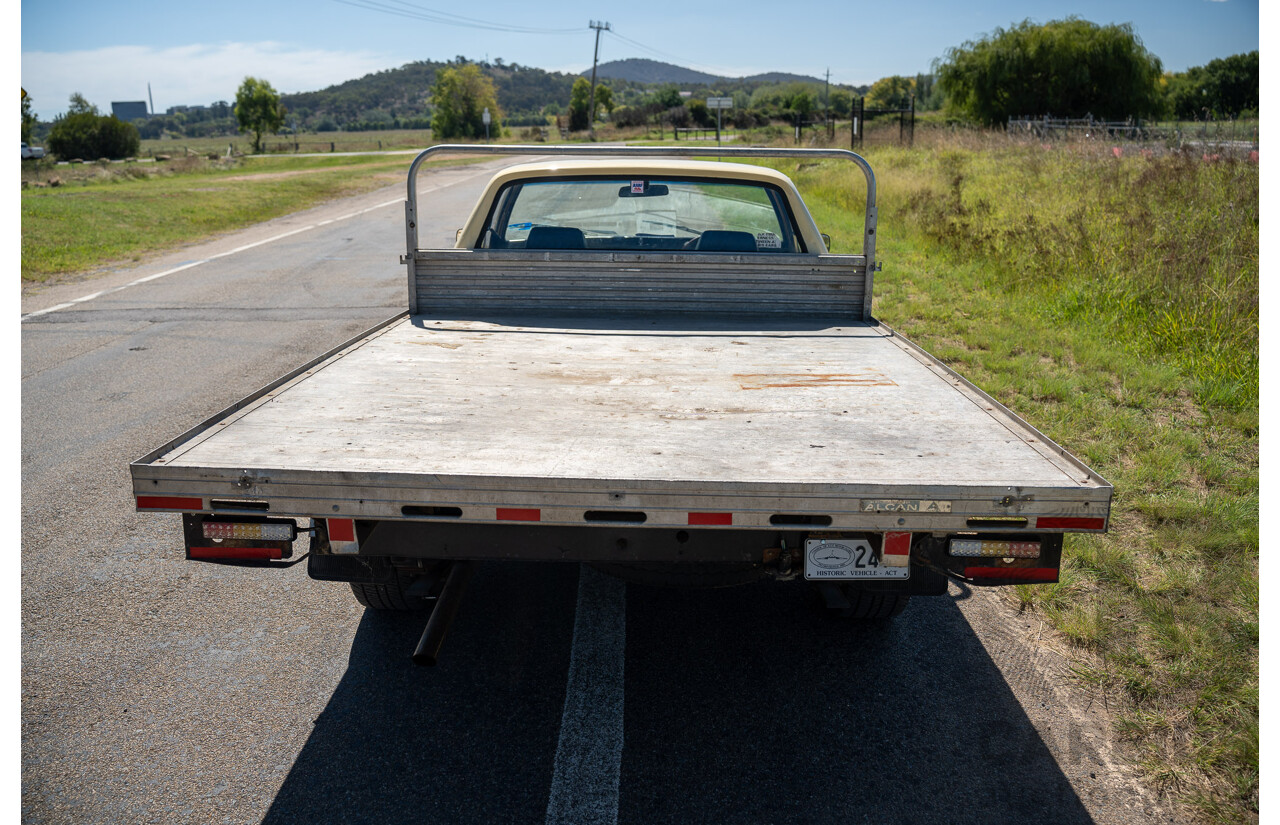 9/1978 Holden HZ One Tonner 2d Tray Back Utility Cream 3.3L