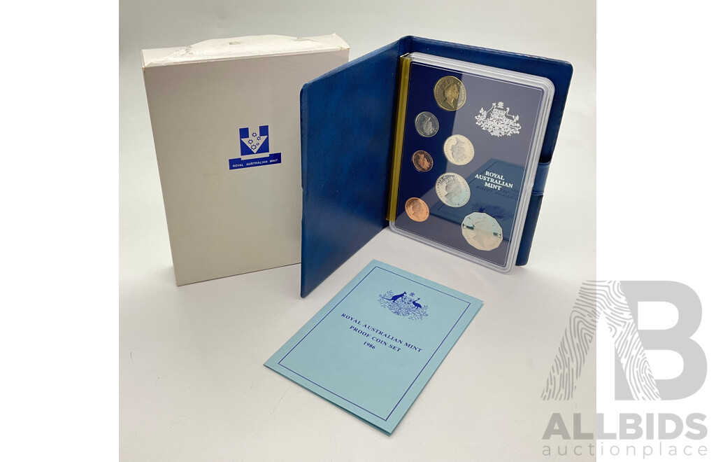 Australian RAM 1986 Seven Proof Coin Set