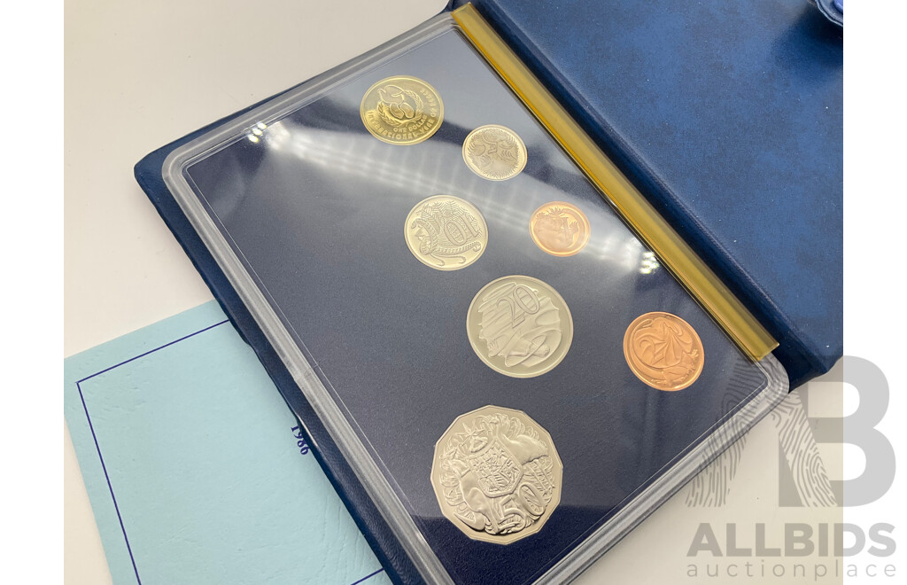 Australian RAM 1986 Seven Proof Coin Set