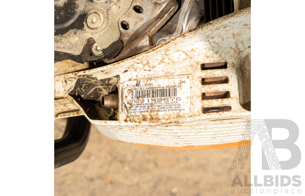 Stihl HS 46C, 2 Stroke Petrol Hedge Trimmer with Blade Cover ETC