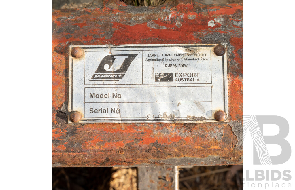 Jarrett Implements Single Tyne Ripper Attachment to Suit New Holland Tractor ETC