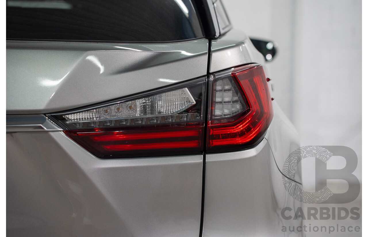 11/2016 Lexus Rx350 Sports Luxury (AWD) GGL25R MY17 4d Wagon Sonic Titanium Metallic V6 3.5L