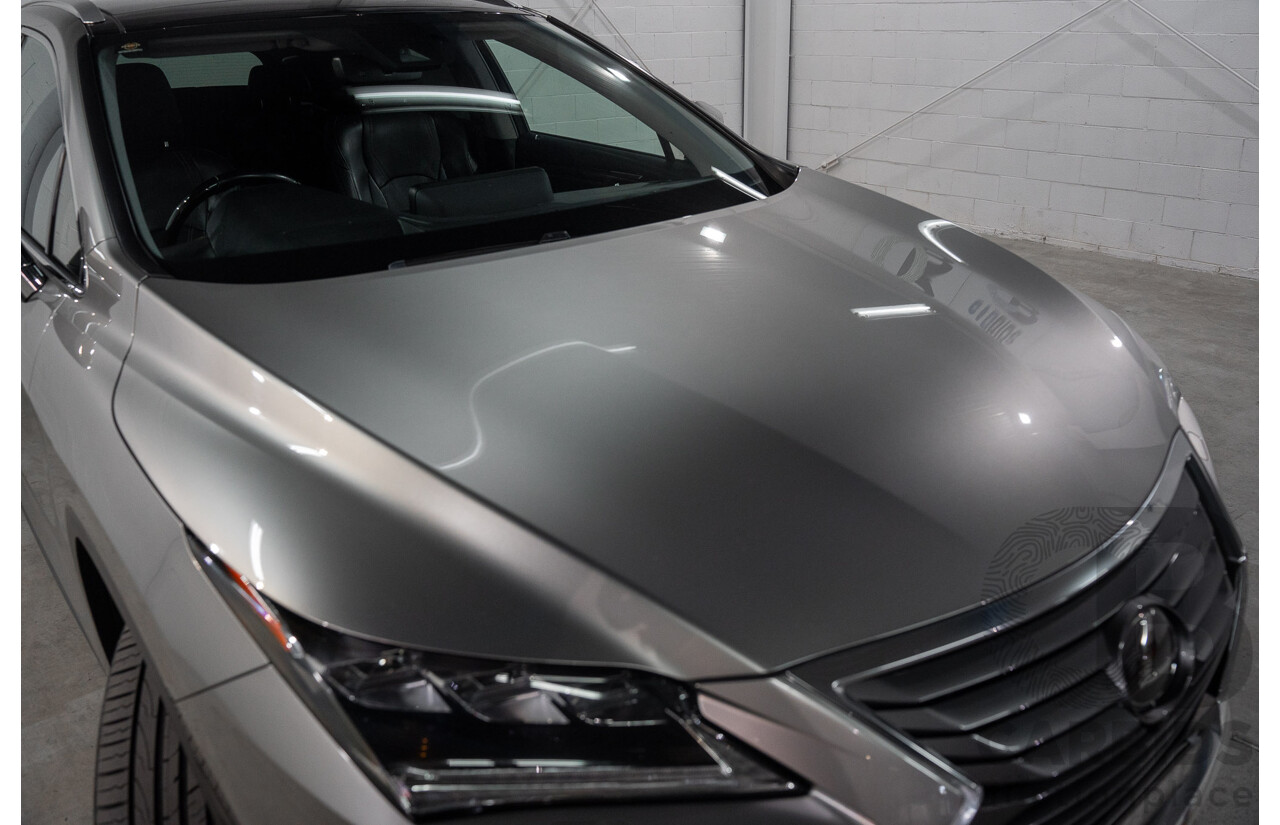 11/2016 Lexus Rx350 Sports Luxury (AWD) GGL25R MY17 4d Wagon Sonic Titanium Metallic V6 3.5L