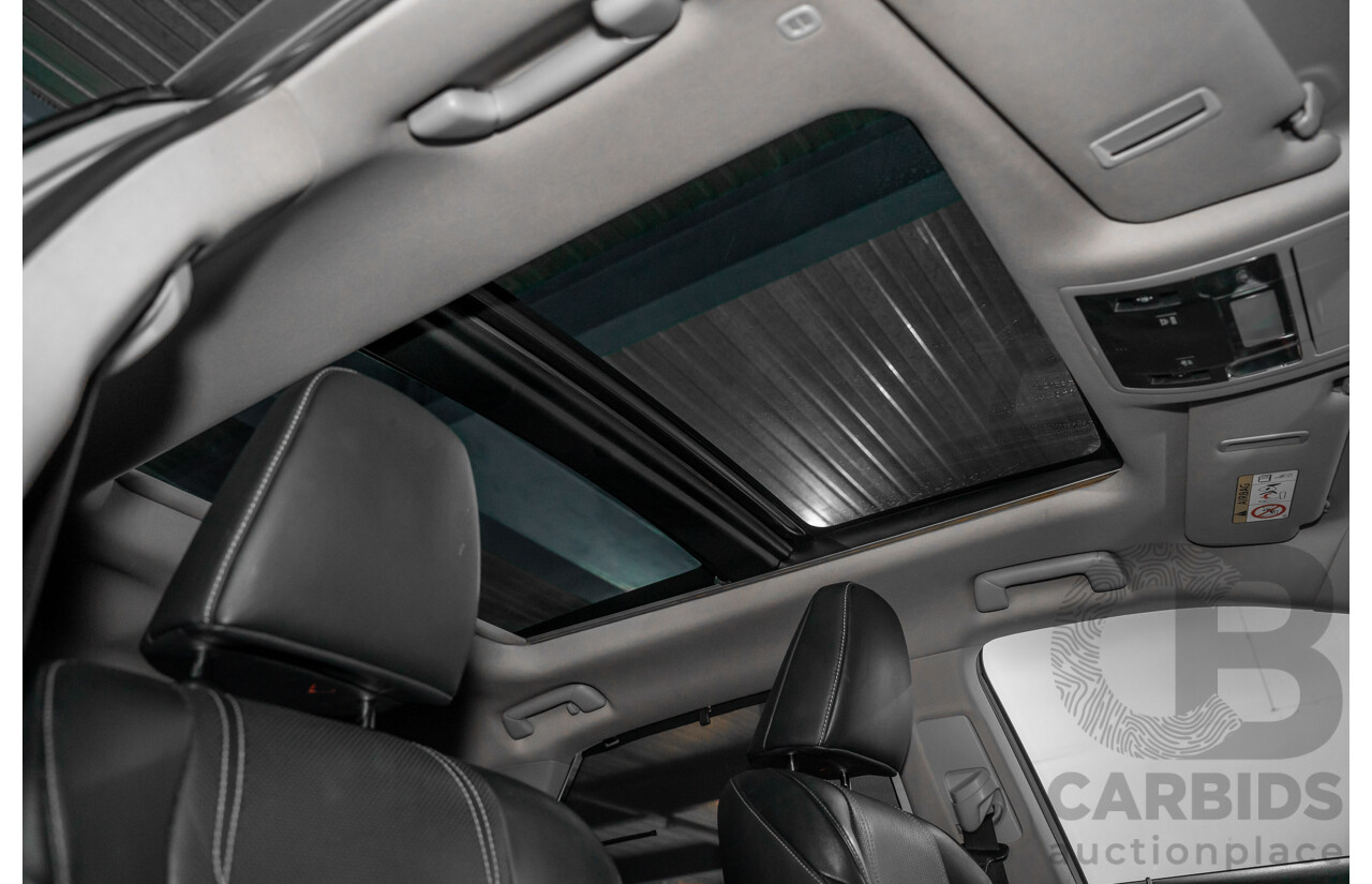 11/2016 Lexus Rx350 Sports Luxury (AWD) GGL25R MY17 4d Wagon Sonic Titanium Metallic V6 3.5L