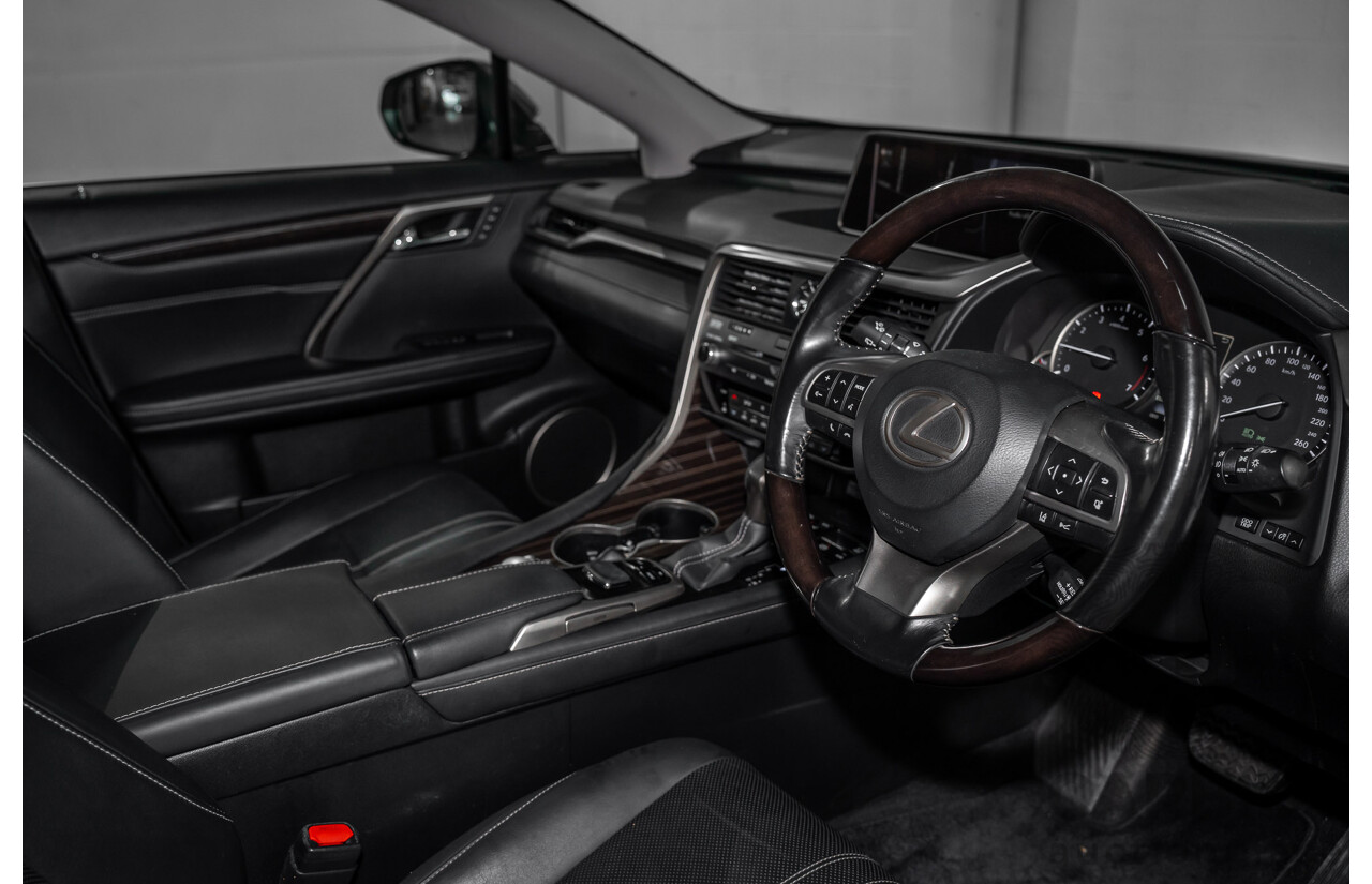 11/2016 Lexus Rx350 Sports Luxury (AWD) GGL25R MY17 4d Wagon Sonic Titanium Metallic V6 3.5L