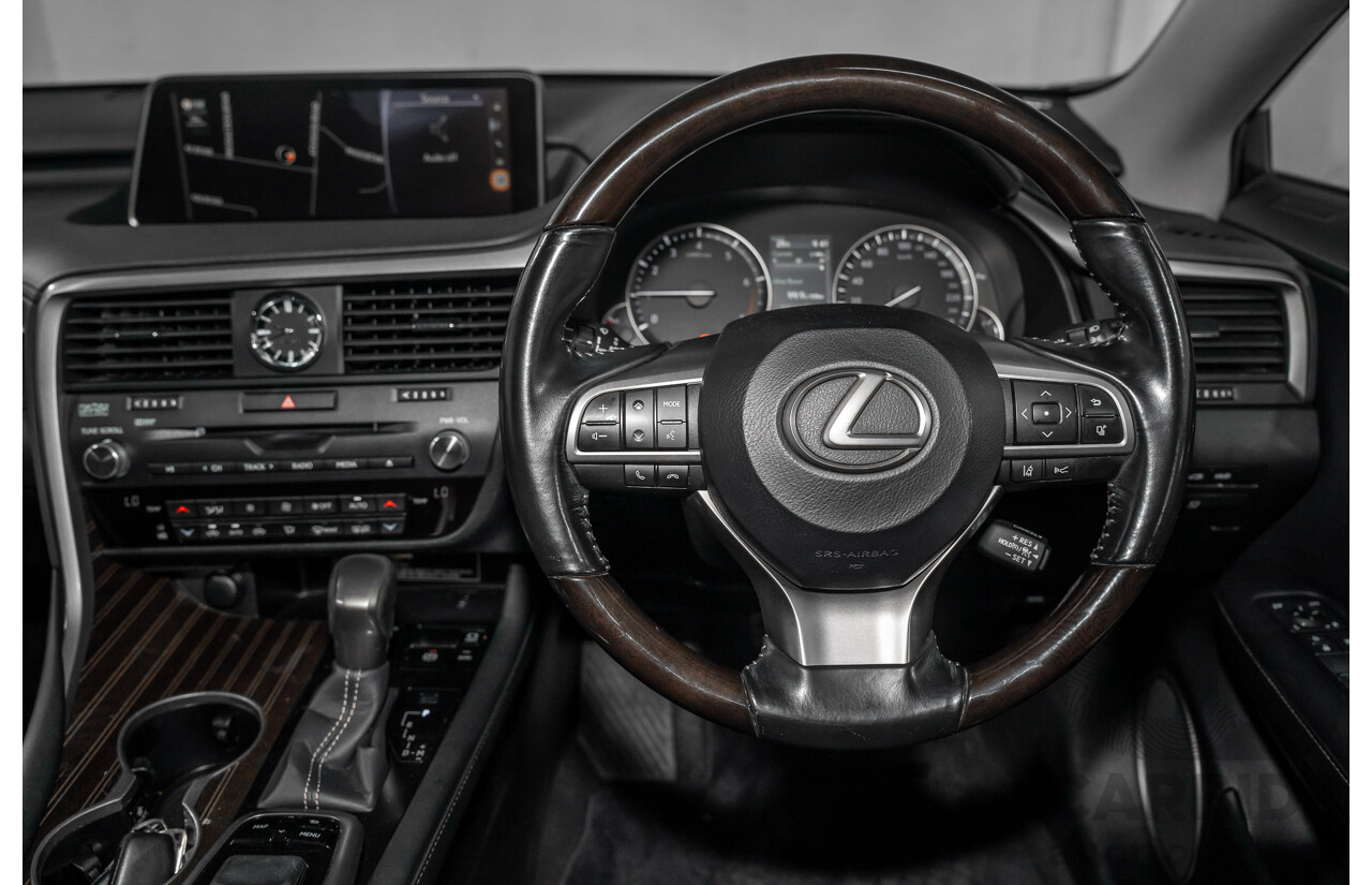 11/2016 Lexus Rx350 Sports Luxury (AWD) GGL25R MY17 4d Wagon Sonic Titanium Metallic V6 3.5L