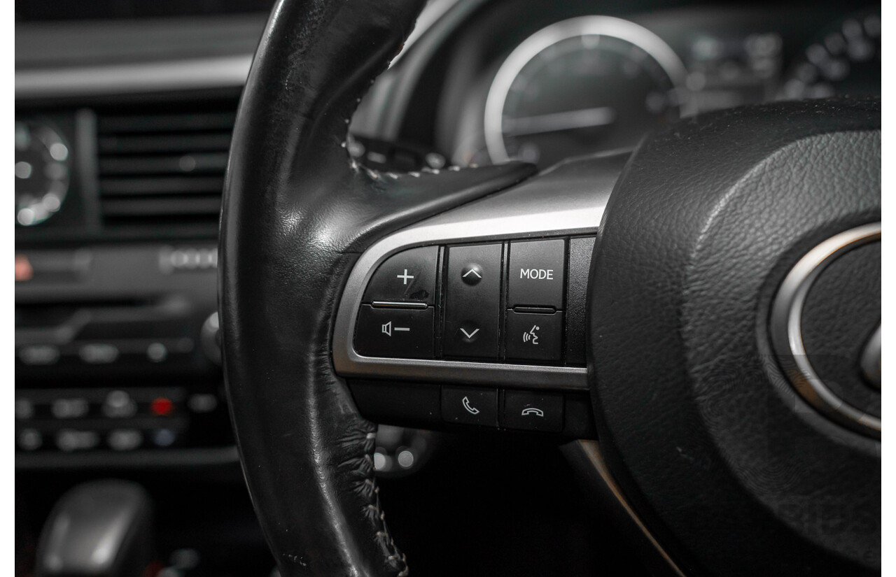 11/2016 Lexus Rx350 Sports Luxury (AWD) GGL25R MY17 4d Wagon Sonic Titanium Metallic V6 3.5L