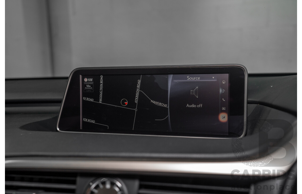 11/2016 Lexus Rx350 Sports Luxury (AWD) GGL25R MY17 4d Wagon Sonic Titanium Metallic V6 3.5L