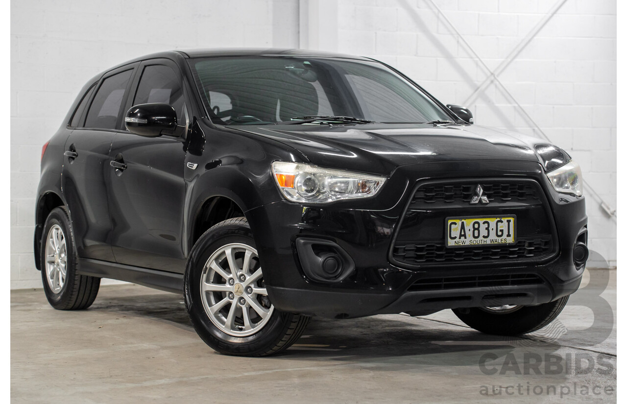5/2013 Mitsubishi ASX (RWD) XB MY13 4d Wagon Black Pearl 2.0L