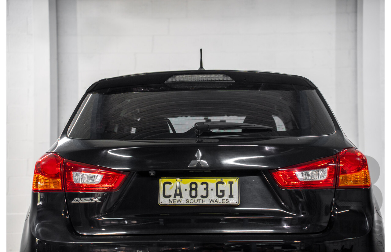 5/2013 Mitsubishi ASX (RWD) XB MY13 4d Wagon Black Pearl 2.0L