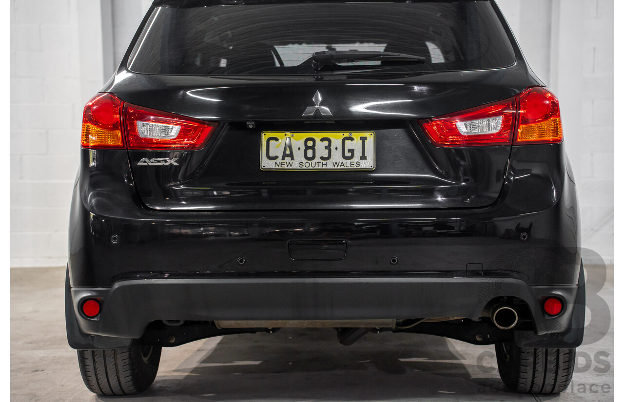 5/2013 Mitsubishi ASX (RWD) XB MY13 4d Wagon Black Pearl 2.0L