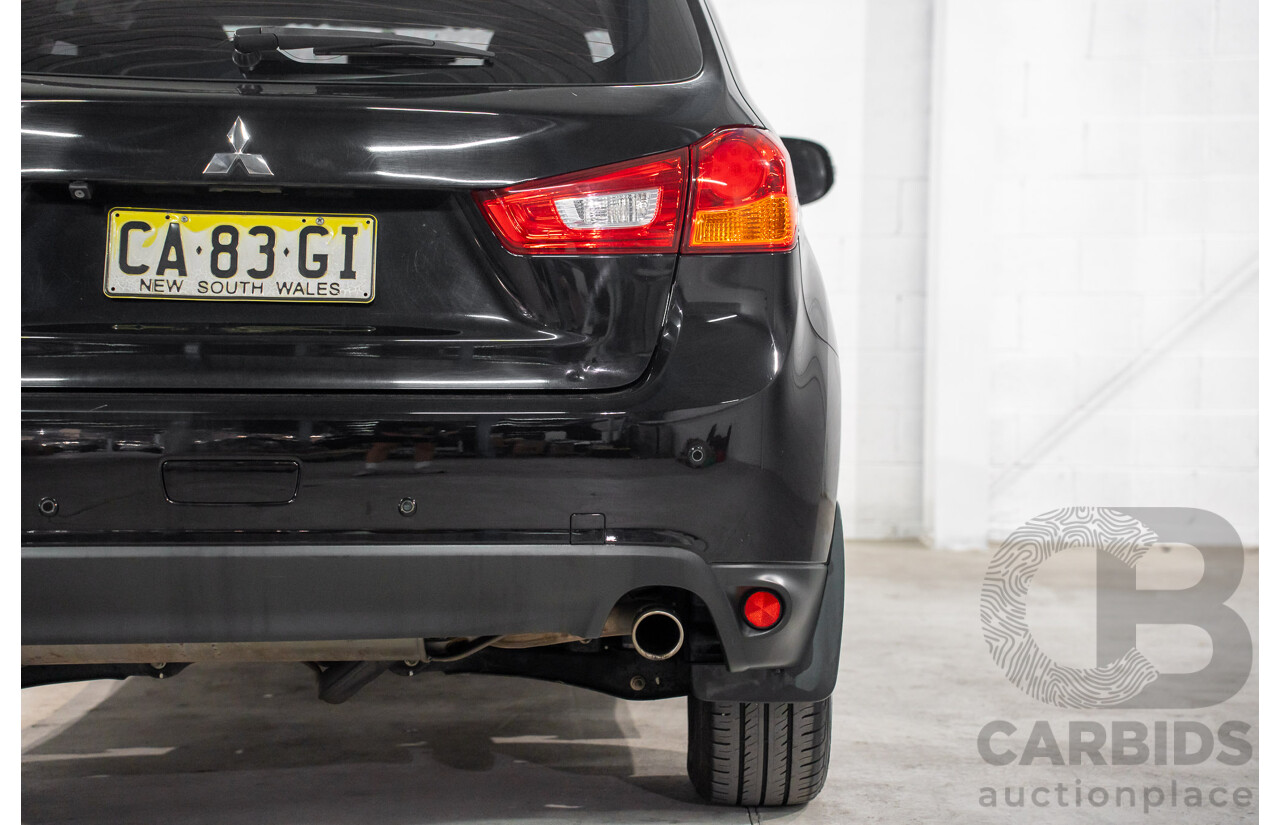 5/2013 Mitsubishi ASX (RWD) XB MY13 4d Wagon Black Pearl 2.0L