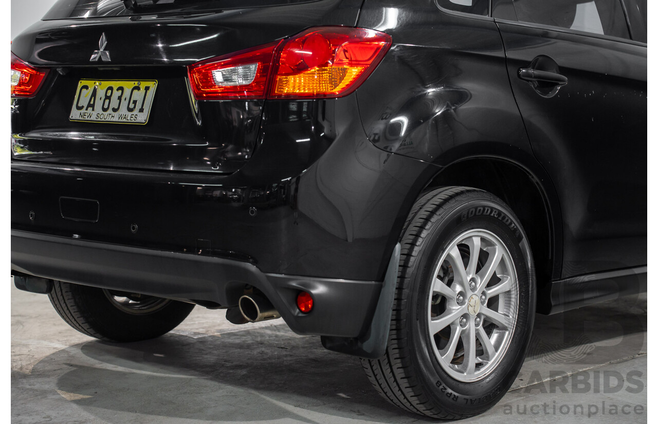 5/2013 Mitsubishi ASX (RWD) XB MY13 4d Wagon Black Pearl 2.0L
