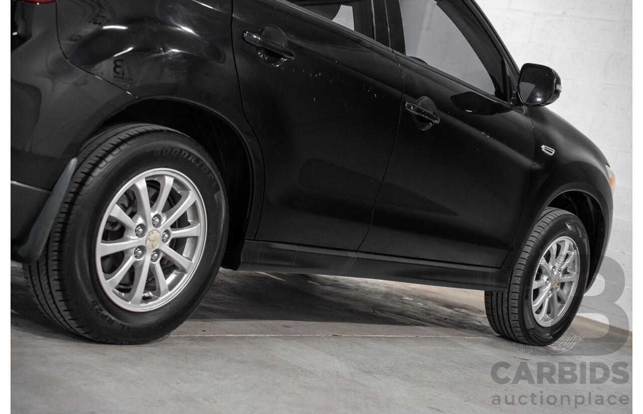 5/2013 Mitsubishi ASX (RWD) XB MY13 4d Wagon Black Pearl 2.0L