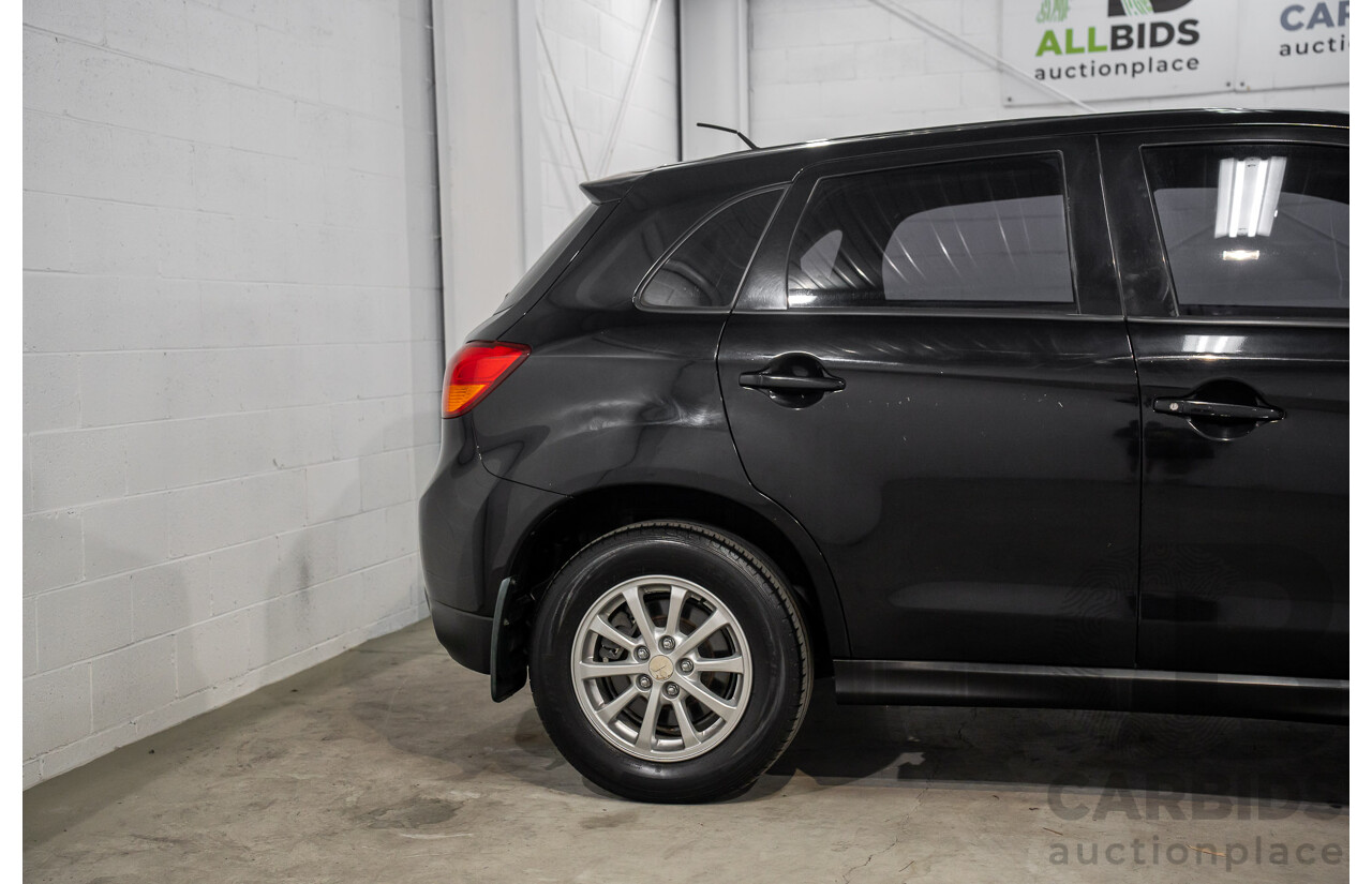 5/2013 Mitsubishi ASX (RWD) XB MY13 4d Wagon Black Pearl 2.0L