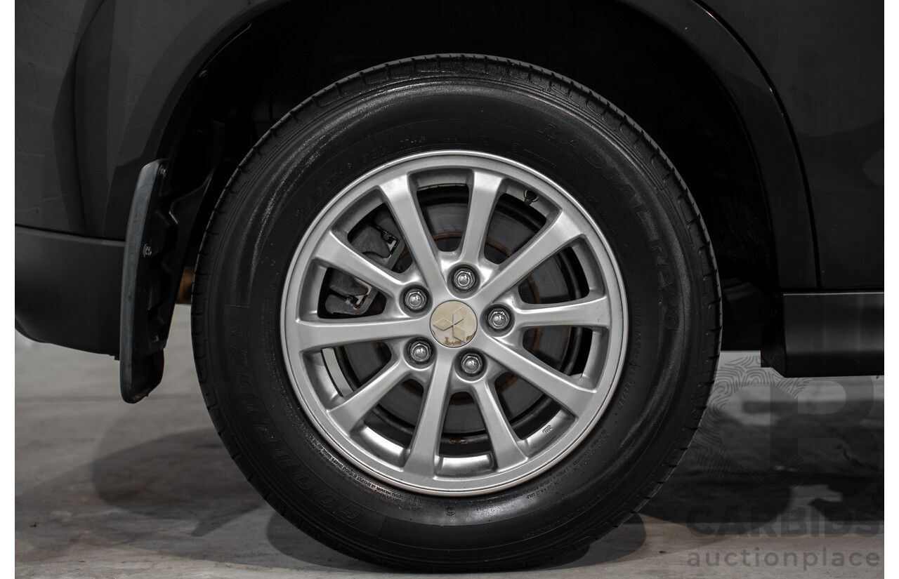 5/2013 Mitsubishi ASX (RWD) XB MY13 4d Wagon Black Pearl 2.0L