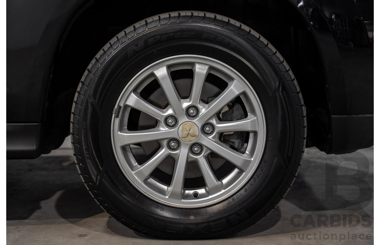 5/2013 Mitsubishi ASX (RWD) XB MY13 4d Wagon Black Pearl 2.0L