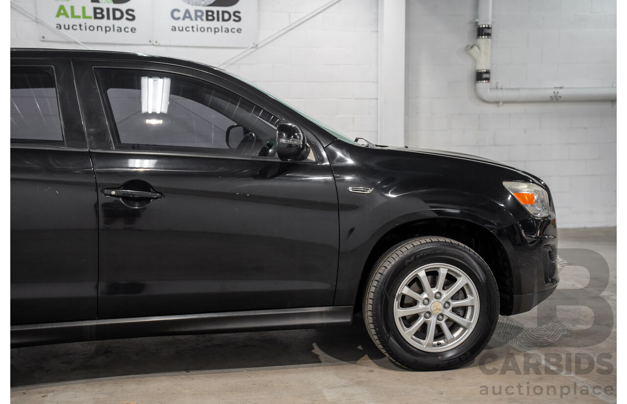 5/2013 Mitsubishi ASX (RWD) XB MY13 4d Wagon Black Pearl 2.0L