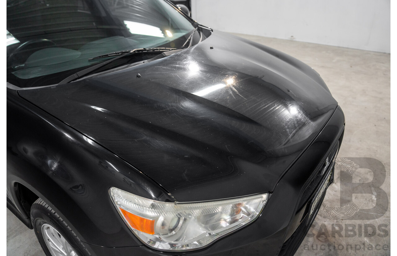 5/2013 Mitsubishi ASX (RWD) XB MY13 4d Wagon Black Pearl 2.0L