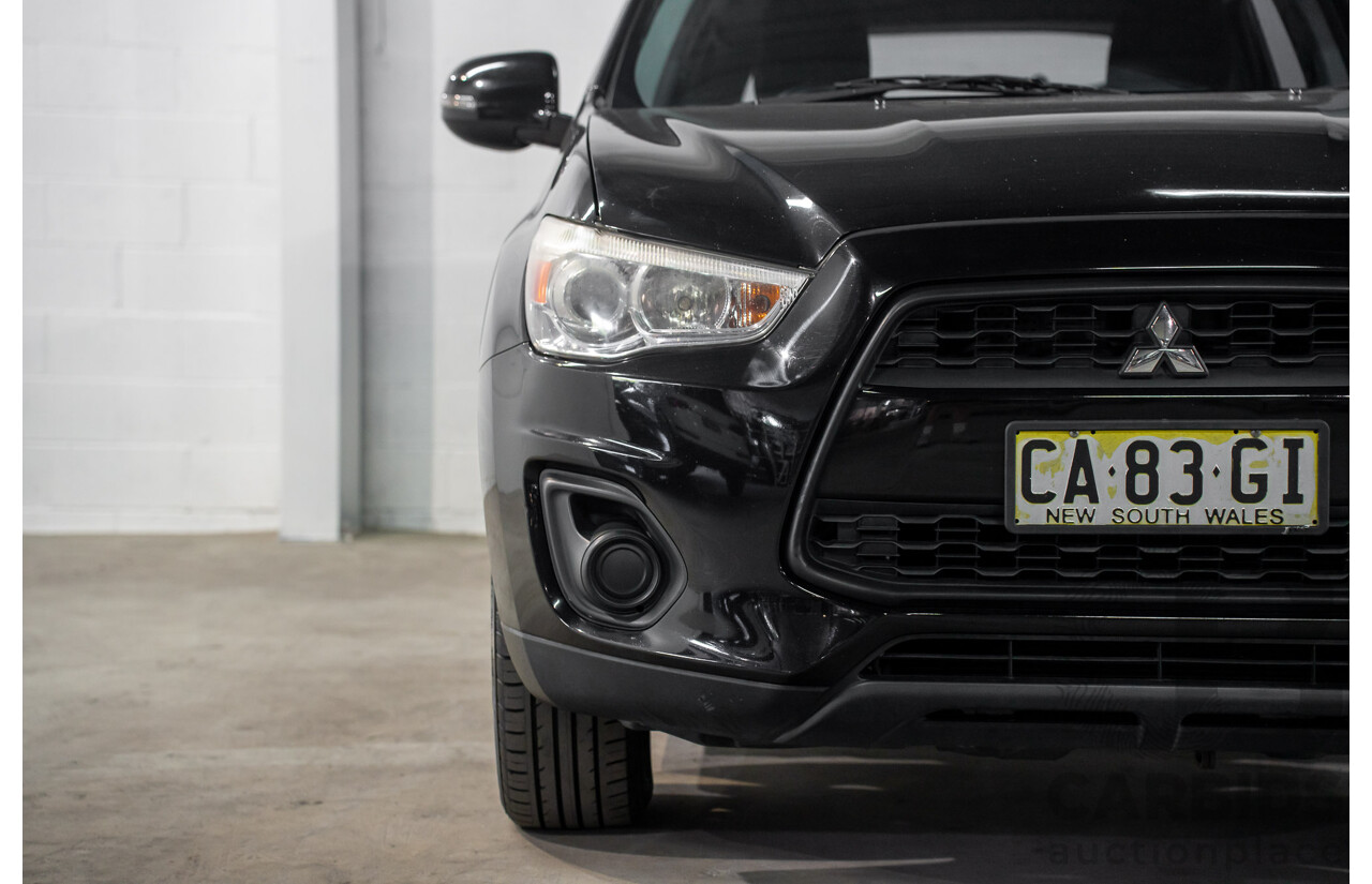 5/2013 Mitsubishi ASX (RWD) XB MY13 4d Wagon Black Pearl 2.0L