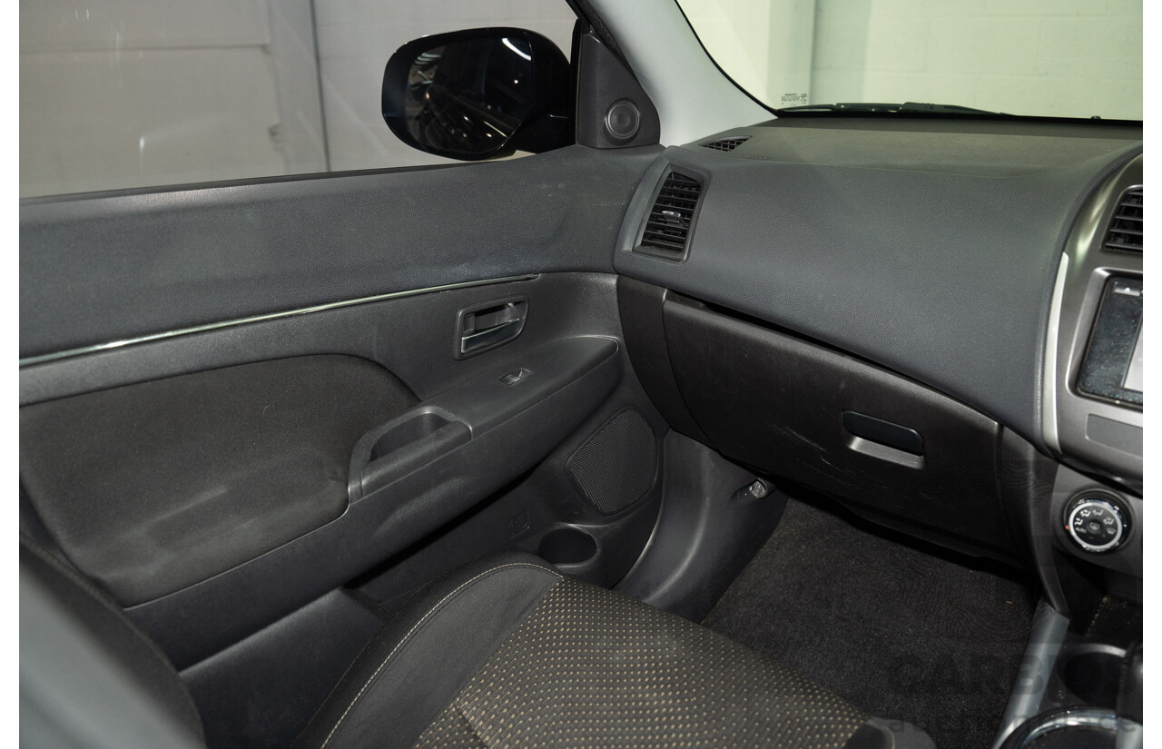 5/2013 Mitsubishi ASX (RWD) XB MY13 4d Wagon Black Pearl 2.0L
