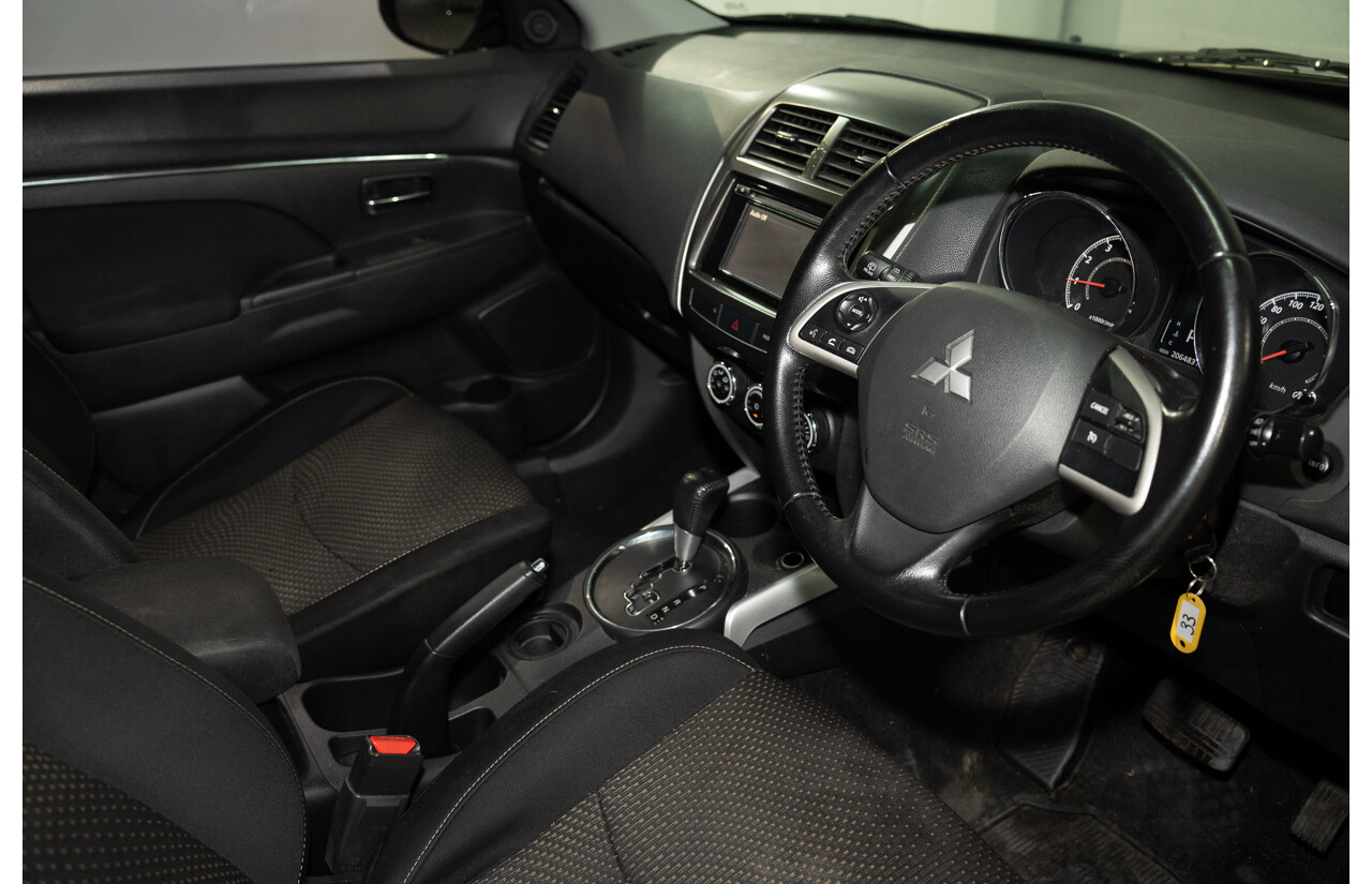 5/2013 Mitsubishi ASX (RWD) XB MY13 4d Wagon Black Pearl 2.0L