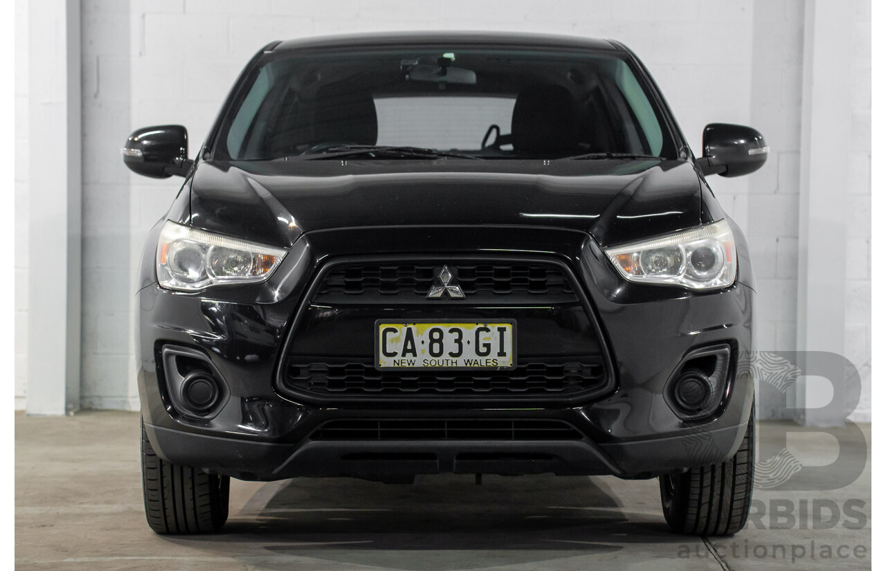 5/2013 Mitsubishi ASX (RWD) XB MY13 4d Wagon Black Pearl 2.0L