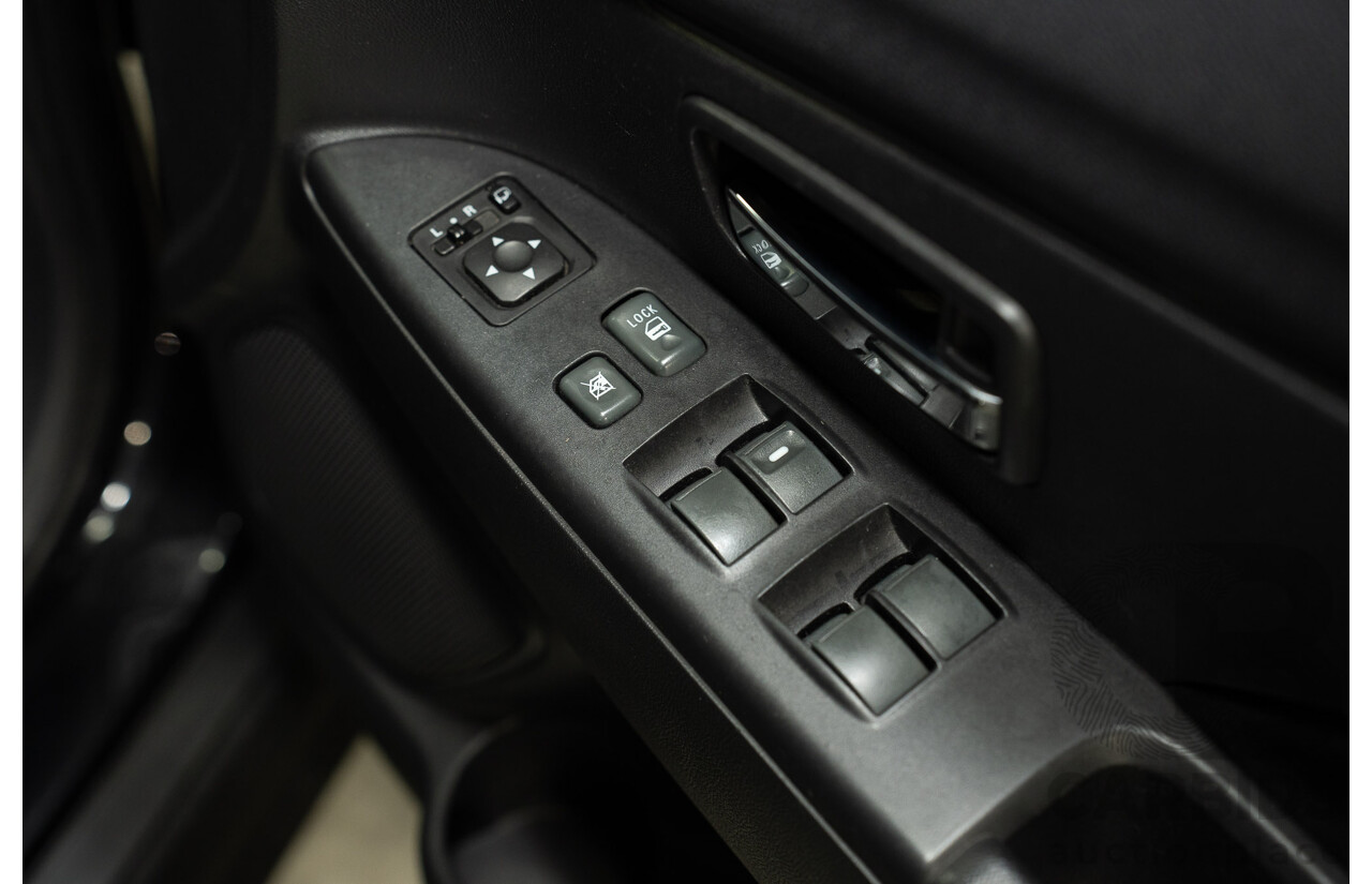 5/2013 Mitsubishi ASX (RWD) XB MY13 4d Wagon Black Pearl 2.0L