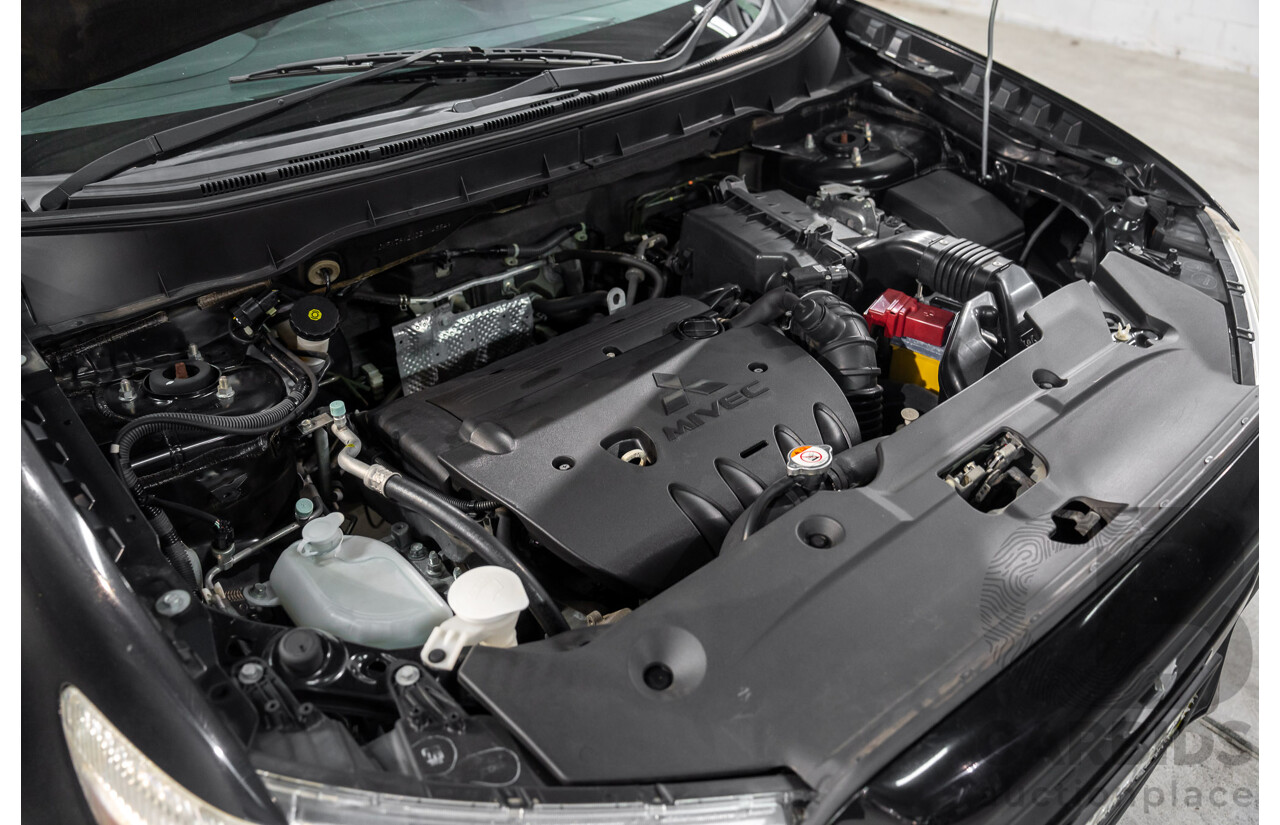 5/2013 Mitsubishi ASX (RWD) XB MY13 4d Wagon Black Pearl 2.0L