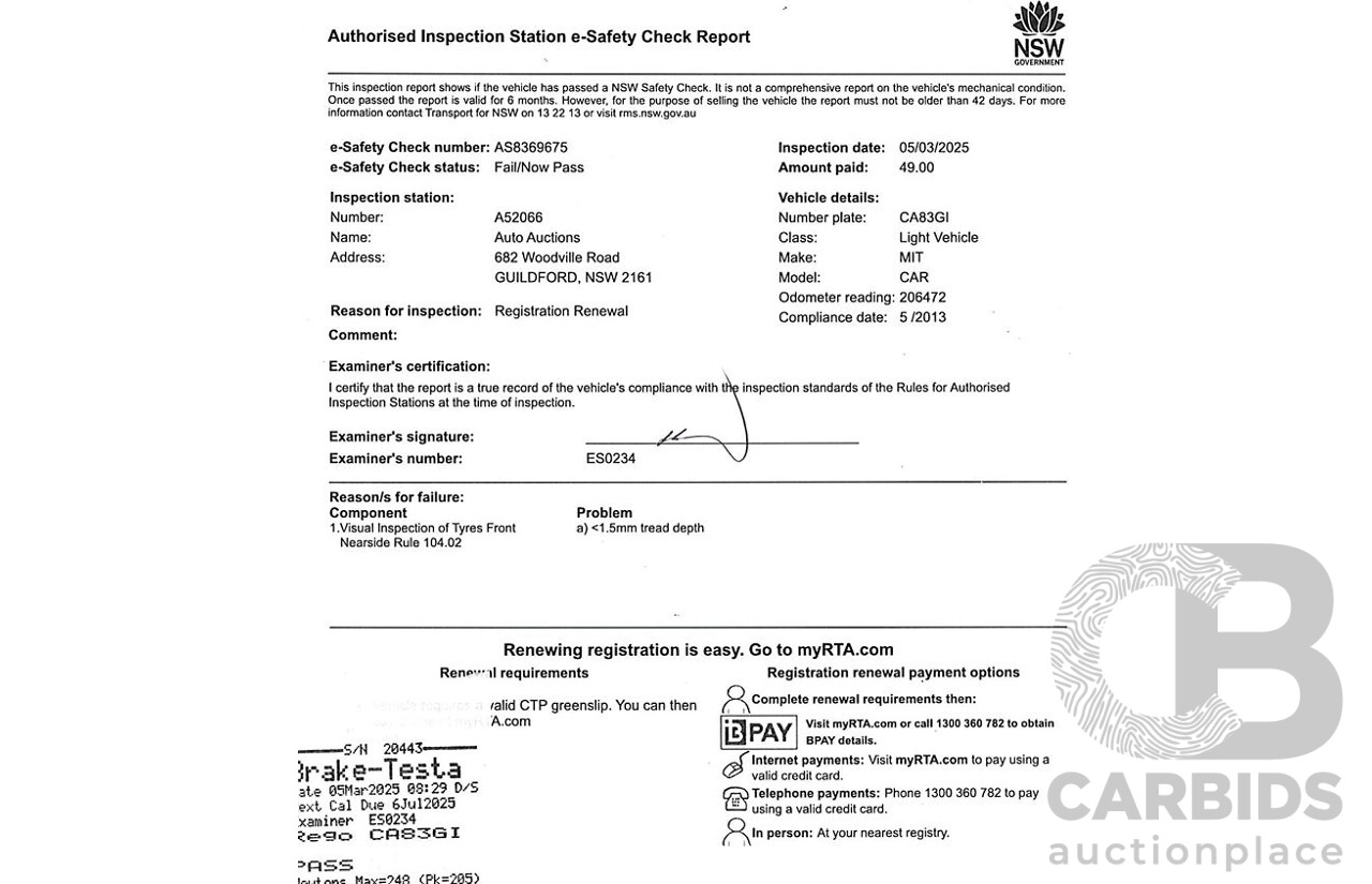 5/2013 Mitsubishi ASX (RWD) XB MY13 4d Wagon Black Pearl 2.0L