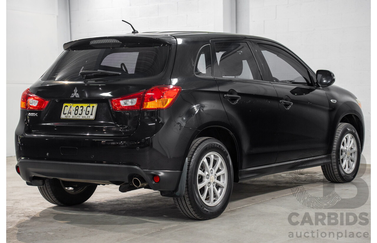 5/2013 Mitsubishi ASX (RWD) XB MY13 4d Wagon Black Pearl 2.0L