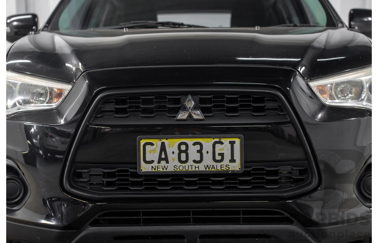5/2013 Mitsubishi ASX (RWD) XB MY13 4d Wagon Black Pearl 2.0L
