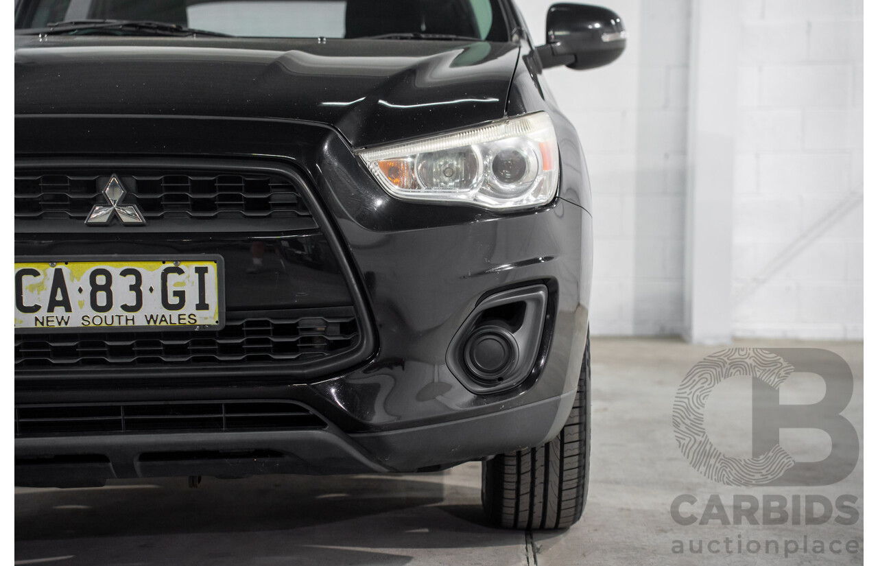 5/2013 Mitsubishi ASX (RWD) XB MY13 4d Wagon Black Pearl 2.0L