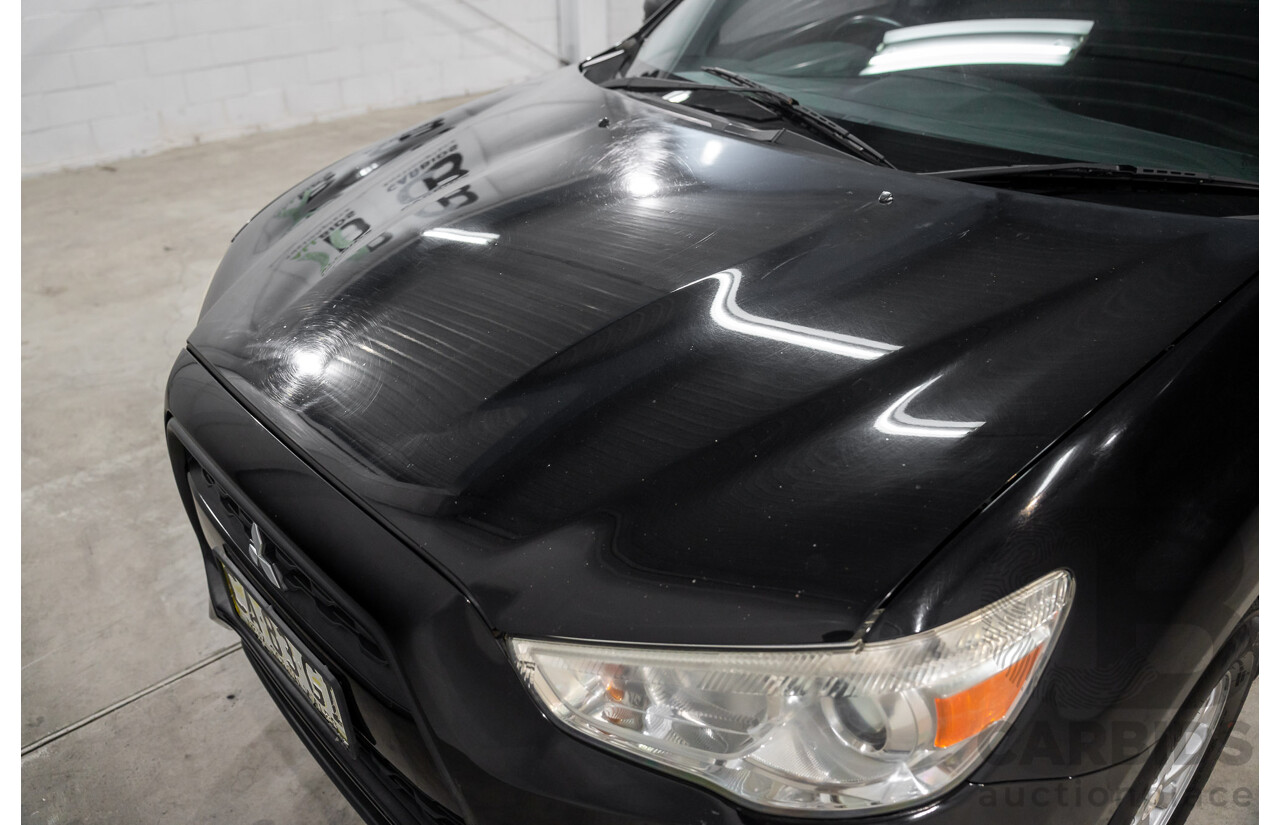 5/2013 Mitsubishi ASX (RWD) XB MY13 4d Wagon Black Pearl 2.0L