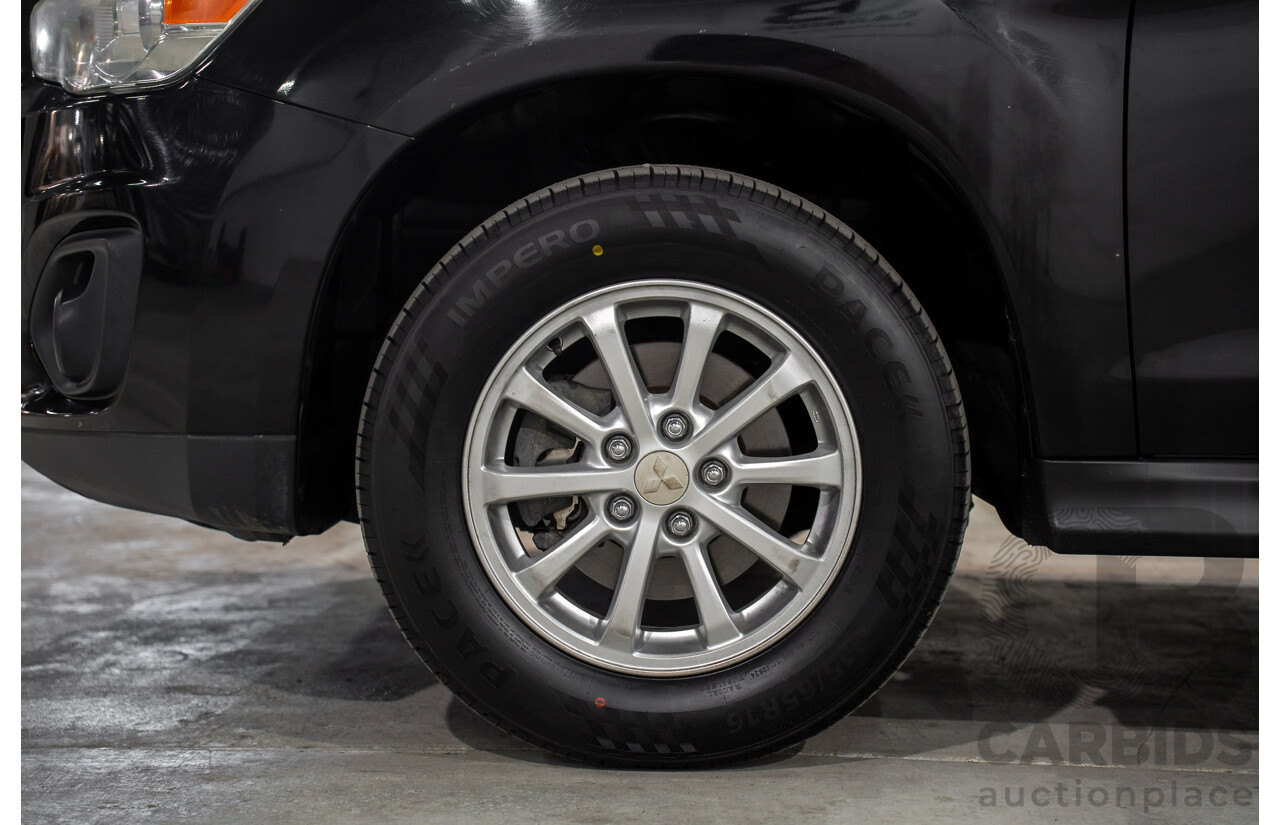 5/2013 Mitsubishi ASX (RWD) XB MY13 4d Wagon Black Pearl 2.0L