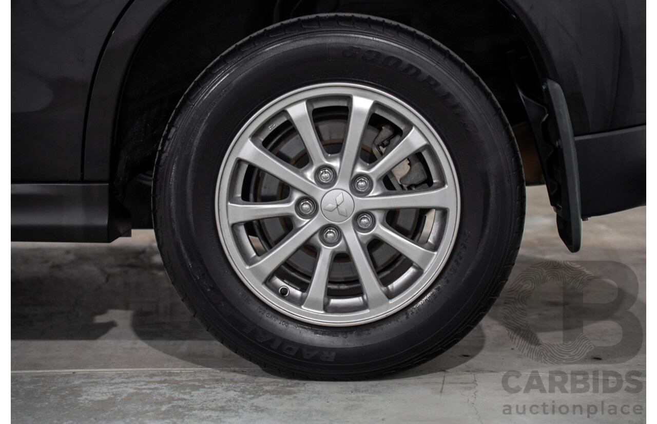 5/2013 Mitsubishi ASX (RWD) XB MY13 4d Wagon Black Pearl 2.0L